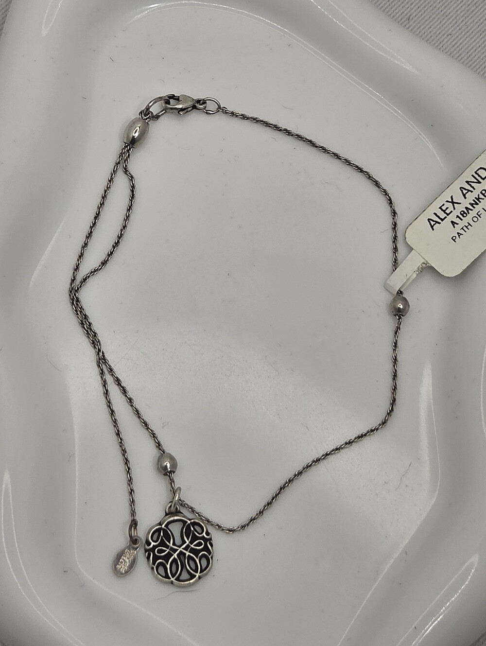 ✨ Alex and Ani Path of Life Rafaelian Silver Anklet NWT ✨
